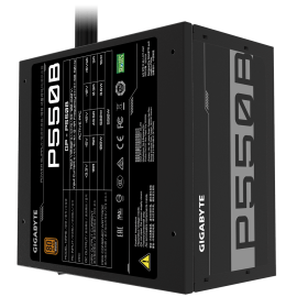 Gibabyte Power Supply P550 Wat 80 Plus Bronze Certified Gp-P550B